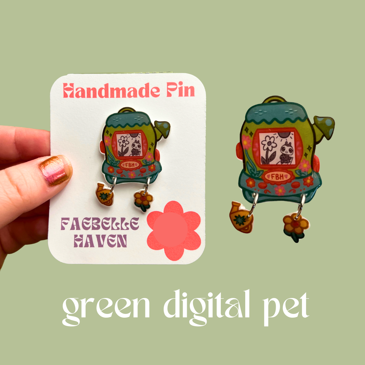 Nostalgic Y2K Acrylic Pin
