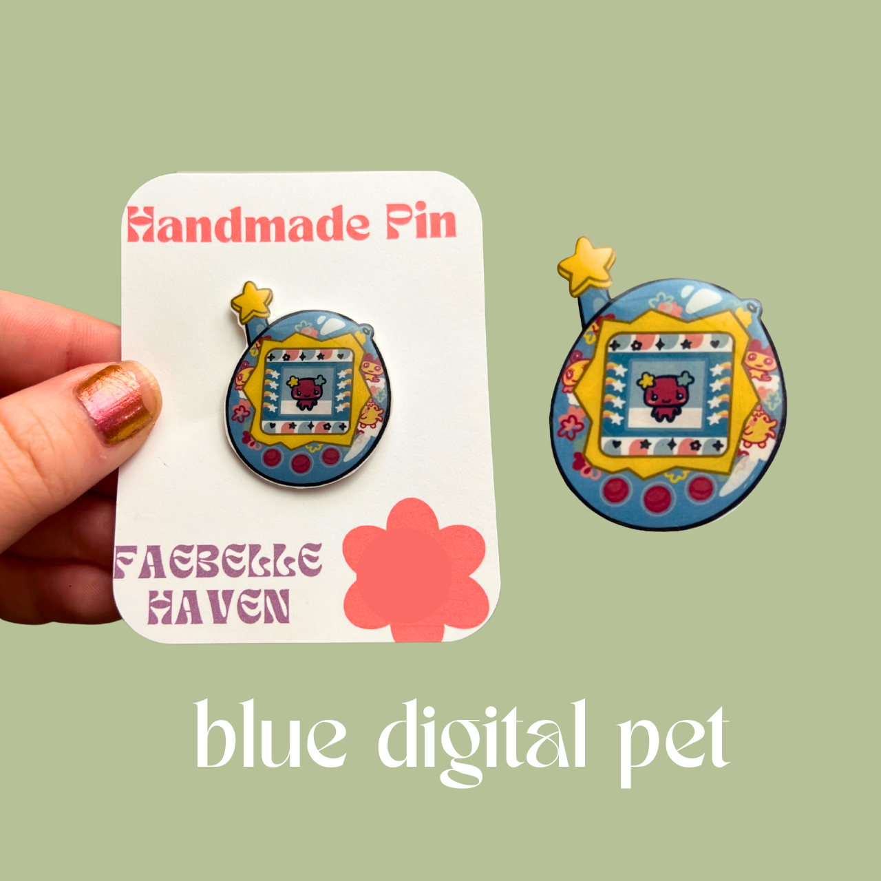 Nostalgic Y2K Acrylic Pin