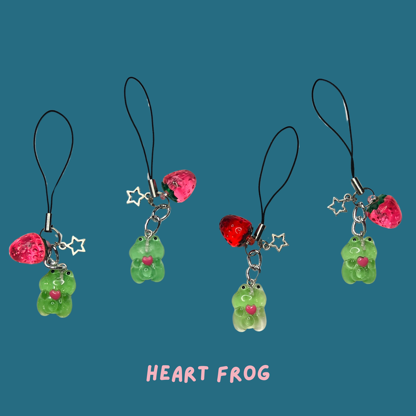 Animals & Phone - Strawberry Tech Charm