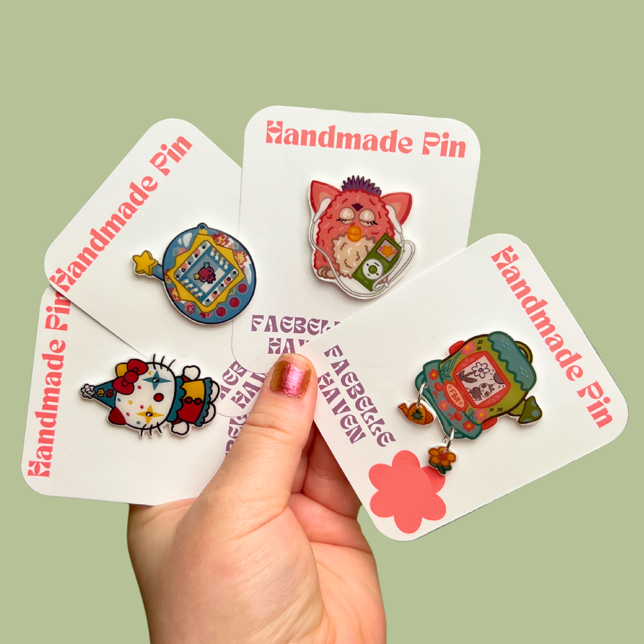 Nostalgic Y2K Acrylic Pin