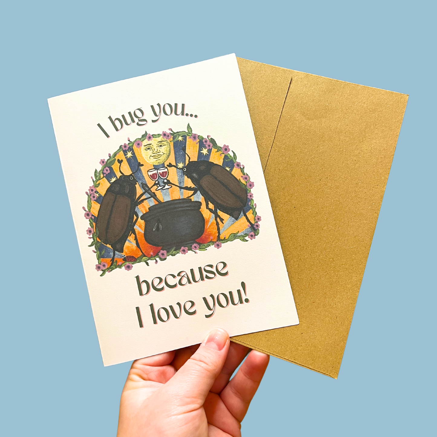 Love Bugs Greeting Card
