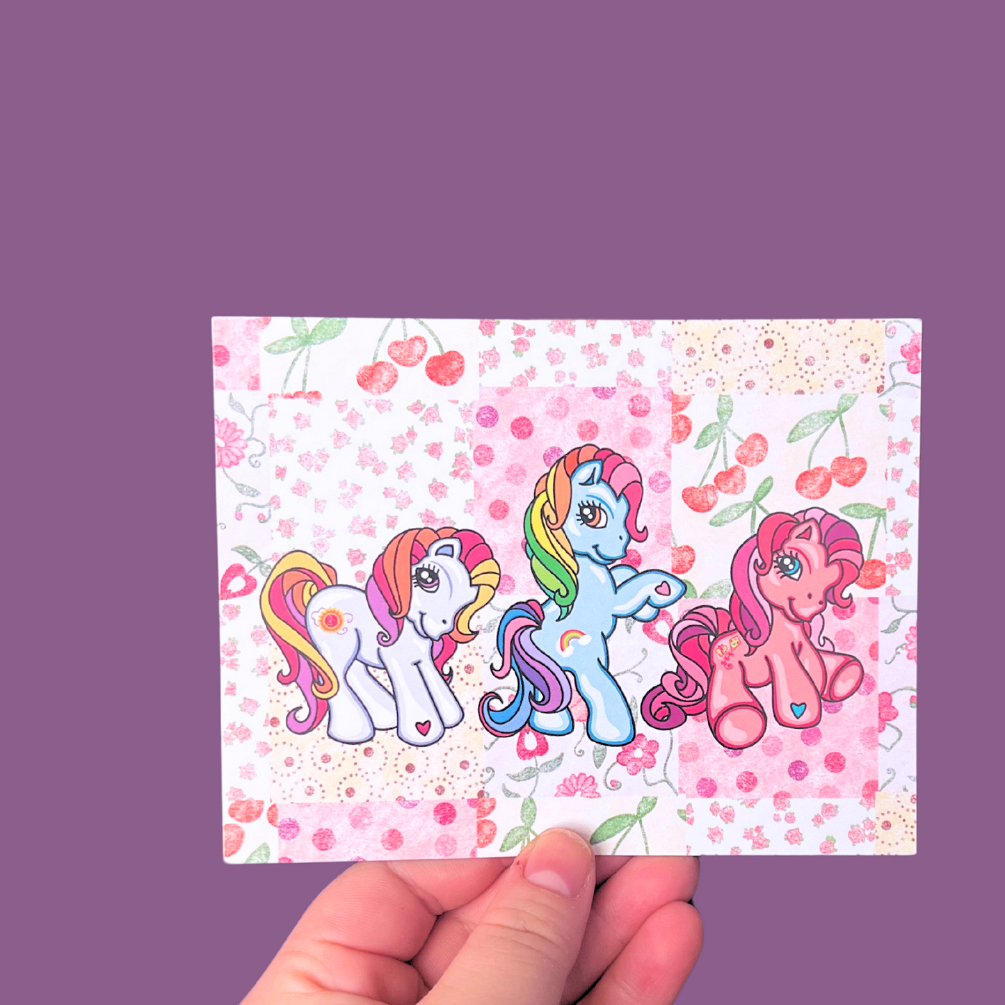 Pony Quilt Postcard