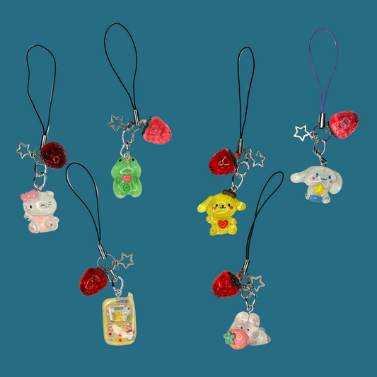 Strawberry Tech Charm