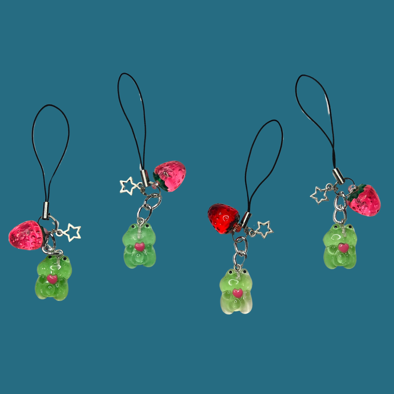 Strawberry Tech Charm