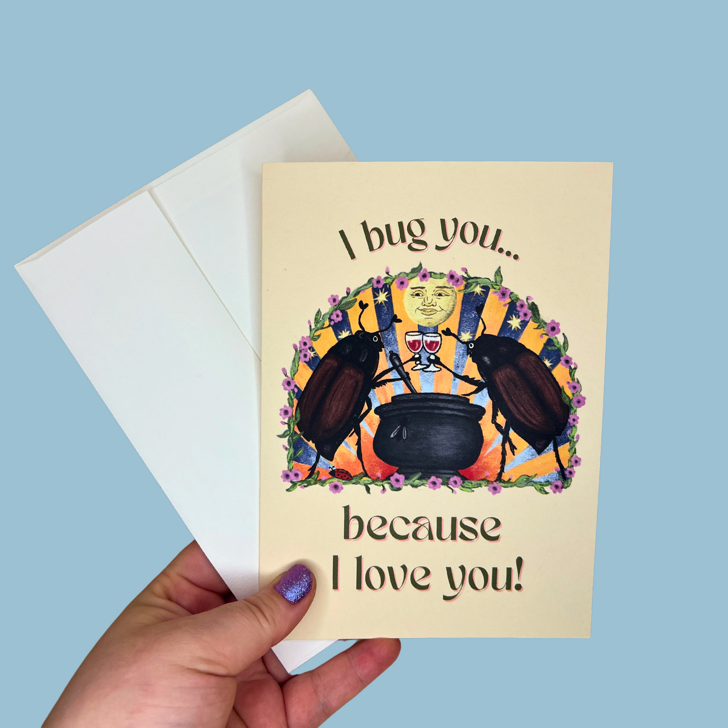 Love Bugs Greeting Card