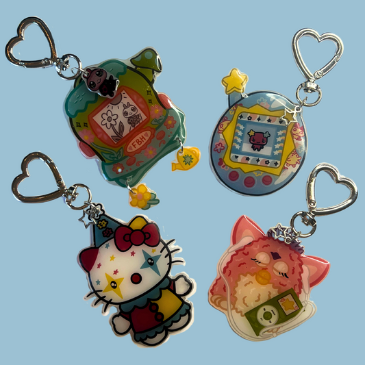 Handmade Large Charm Keychains