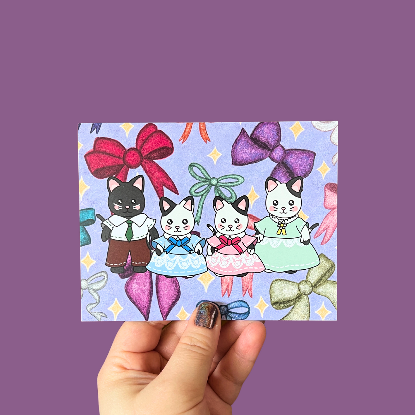 Bow Critters Postcard