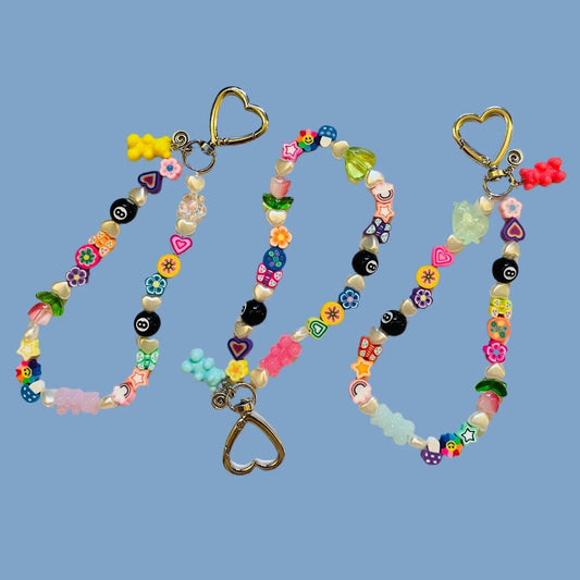 Summer Camp Nostalgic Wristlet Keychain